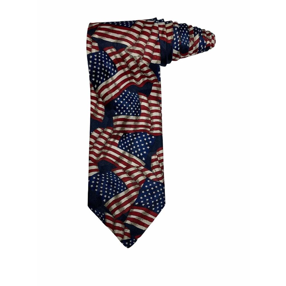 America American Flag Patriotic Novelty Old Glory Stars & Stripes Necktie
